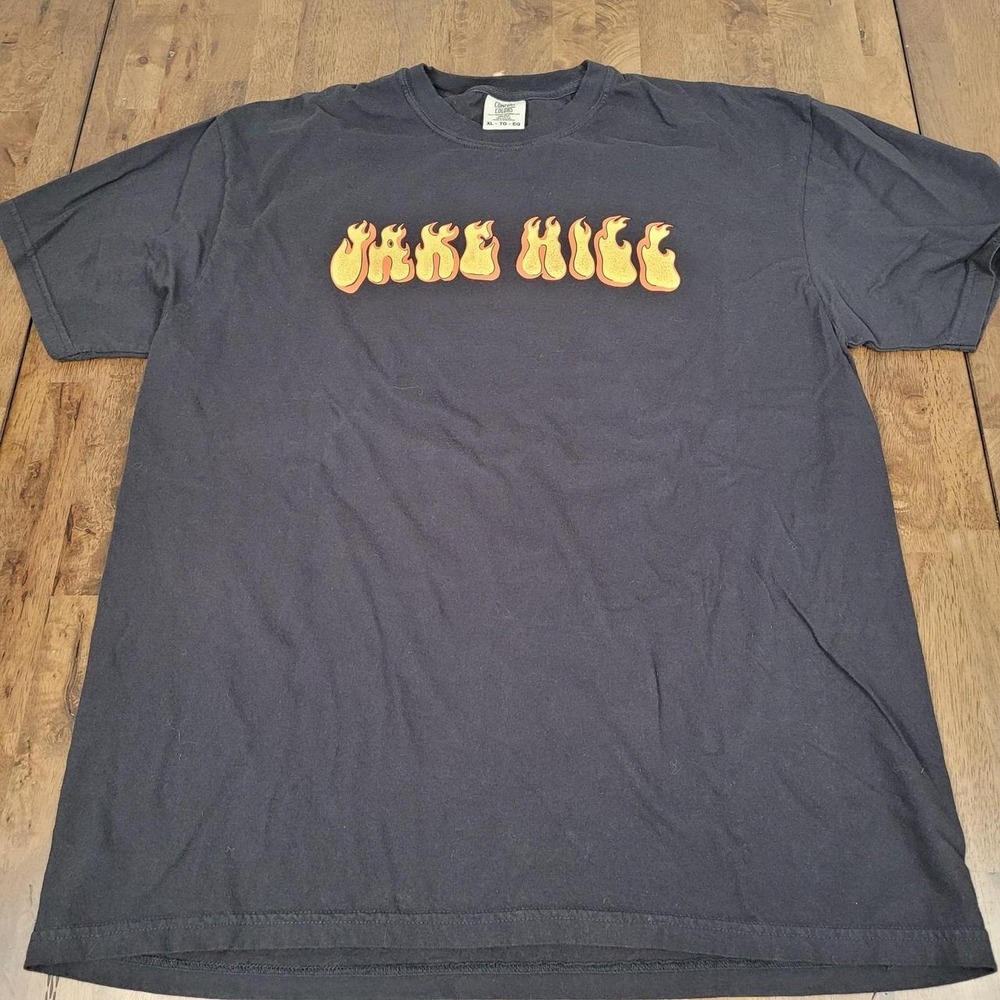 Jake Hill Merch T-Shirt Sz Lg 2024 Summer Tour Concert Tee Black Double Sided